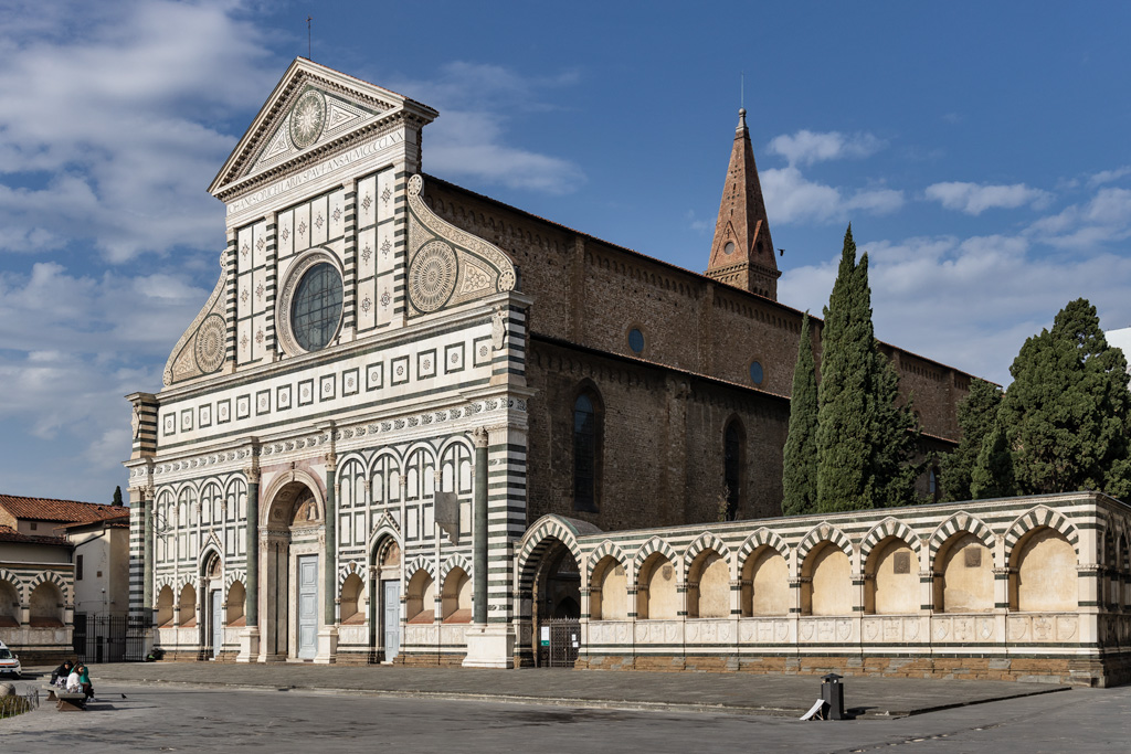 Basilica di Santa Maria Novella: veduta della facciata.